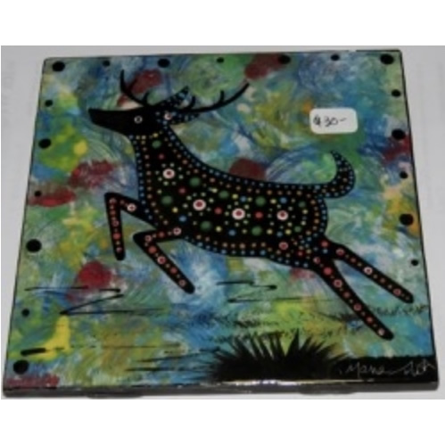 Tile with Deer - Image 2