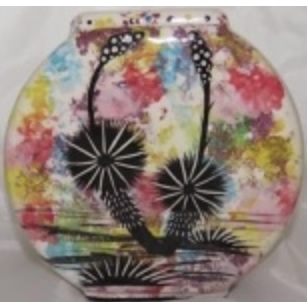 Pillow Vase with Peyote Guardian Spirit - Image 2
