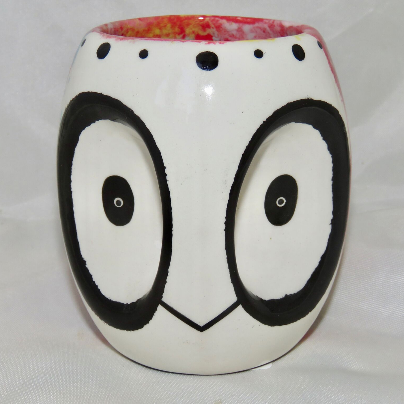 Owl Mug with Hummingbird - Image 3