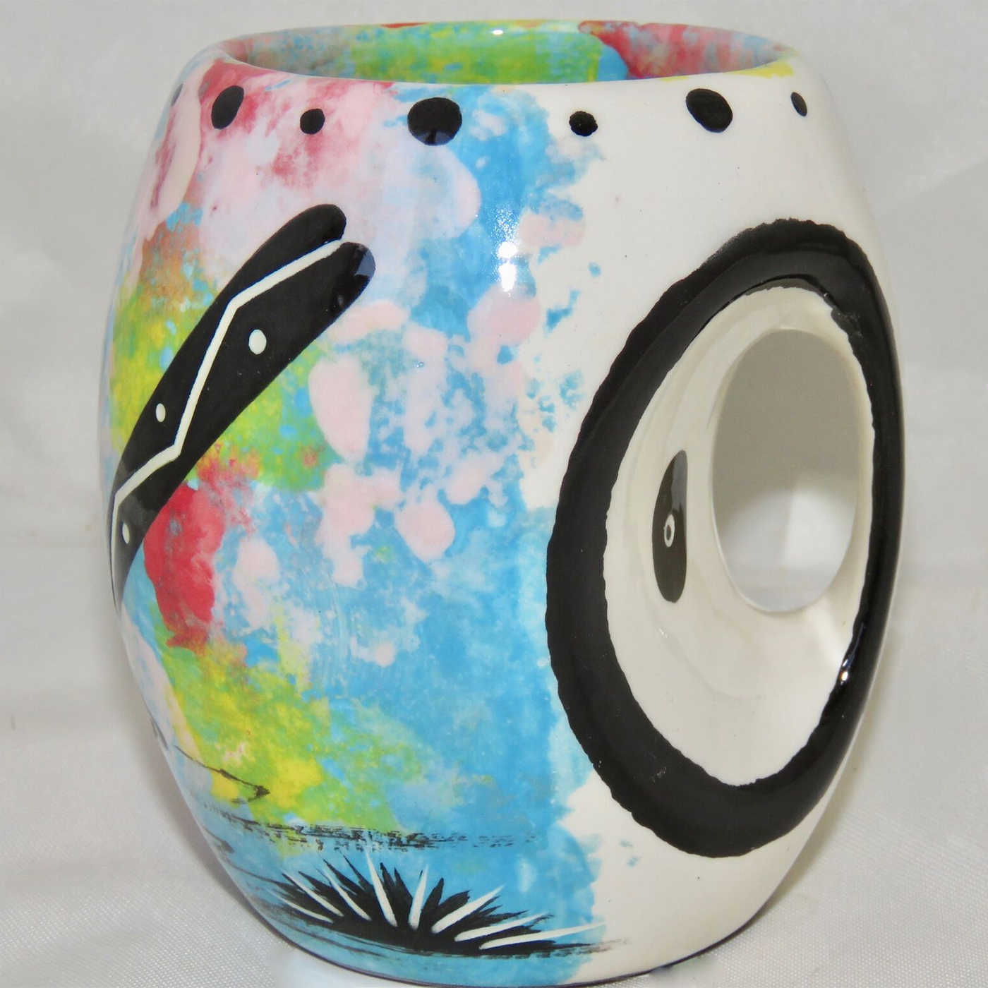Owl Mug with Roadrunner - Image 2