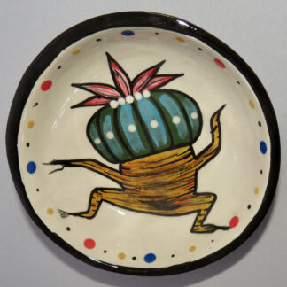 Photo of Mana Pottery Five Inch Bowl featuring Dancing Peyote.
