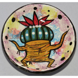 Photo of Mana Pottery Holy Bowl featuring Dancing Peyote.