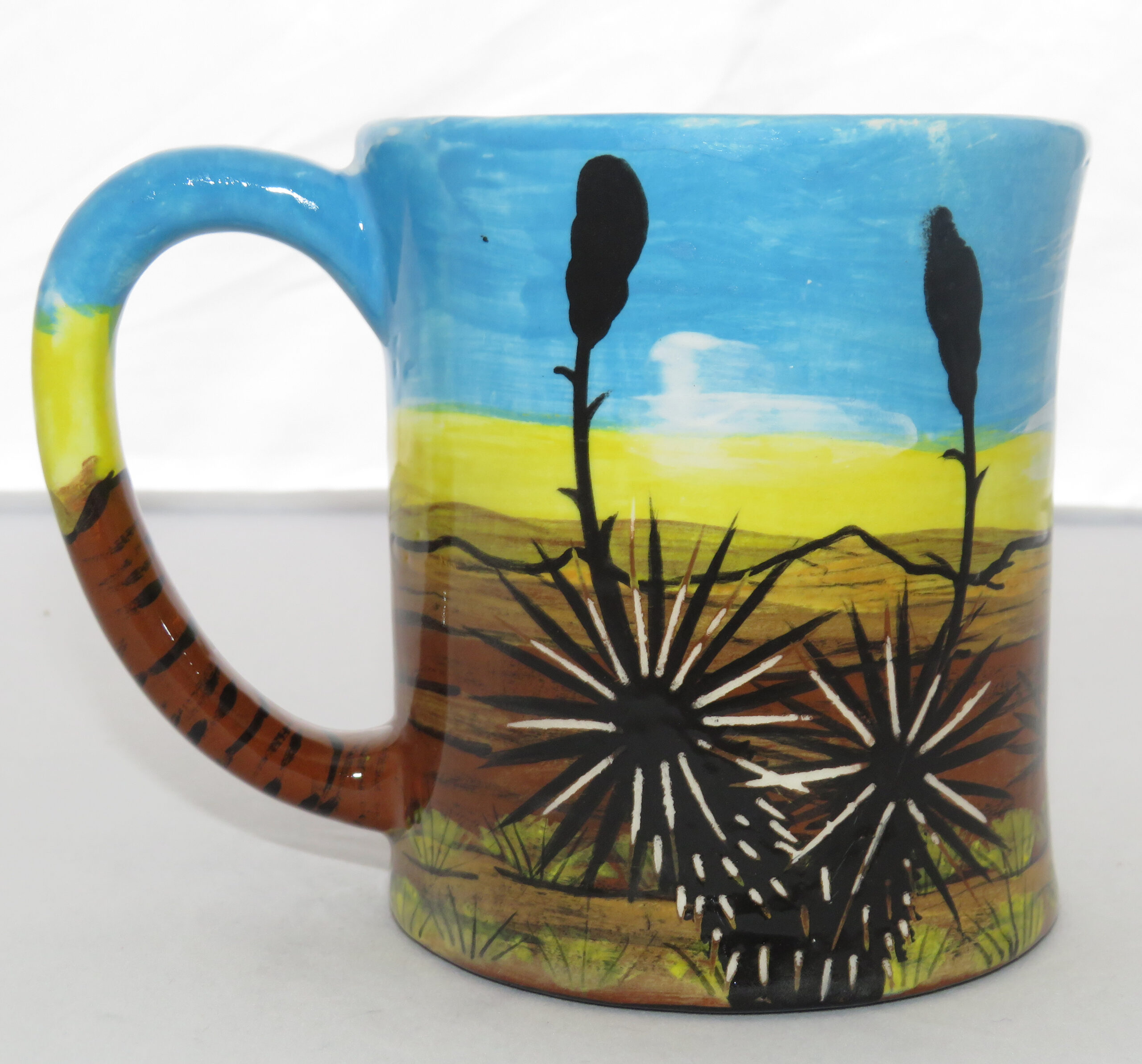 E-Mug with Javelina running in the Desert - Image 2